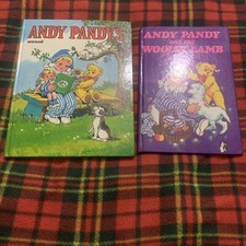 2x Vintage Hardbacks-Andy Pandy's Annual /1974 (unclipped)+ PURNELL/1972📘