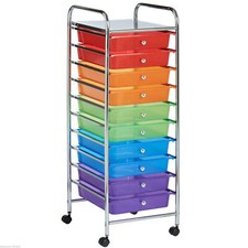 10 Drawers Storage Trolley
