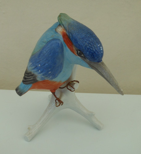 Kingfisher bird ceramic