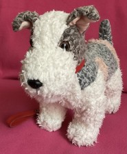 Keel Toys Wire Hair Fox Terrier Standing Dog Soft Plush Toy 11” Simply Soft