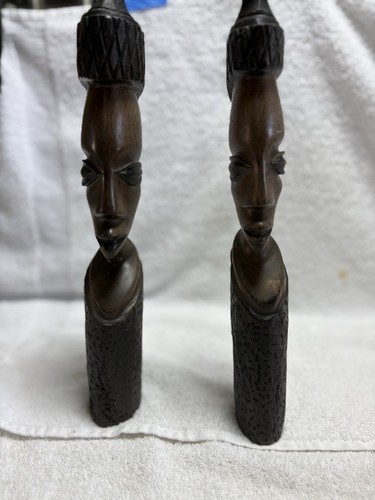 Hand carved ebony wood african - hand-carved,
