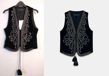 Zara Bead Embroidered Velvet
