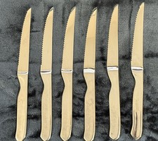 6 Solid Handled Serrated Edge