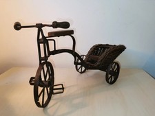 Antique vintage metal tricycle