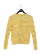 Cath Kidston Women's Cardigan XS Yellow Cotton