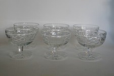 Set of 6 Vintage Cut Crystal