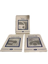 FORD Fiesta Handbook/Audio Book/Warranty And Service Guide 1997-2001