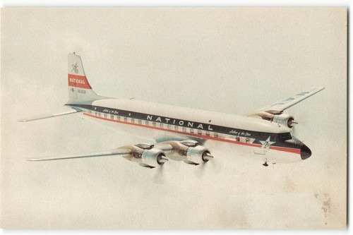 Postcard airline national - airline,