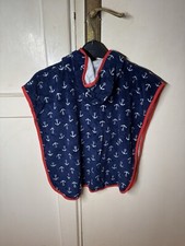 Excellent Condition: Mothercare Towelling Poncho (Age 1-2)