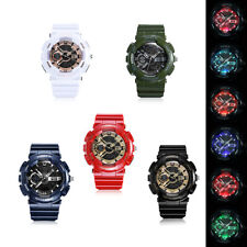 OHSEN Digital Wristwatches Men LED Analog Quartz Alarm Waterproof Sports GIFT