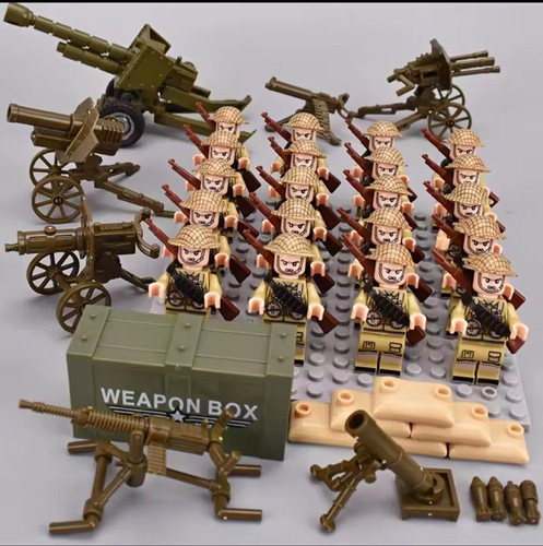 Lego military japanese soldier - military,