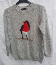 M&S Grey Robin Bird Wool Mix