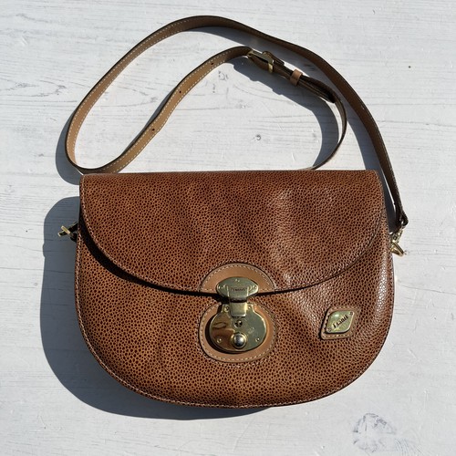 Vintage santi brown pebbled - santi,