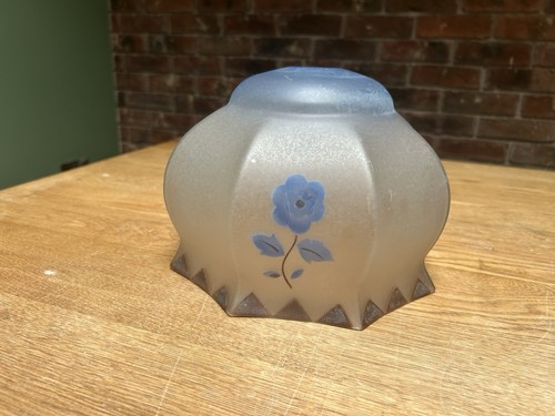 Vintage glass lampshade - glass,