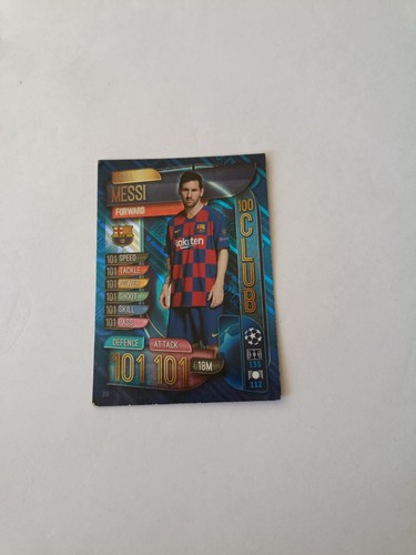 Match attax lionel messi 101 - lionel,