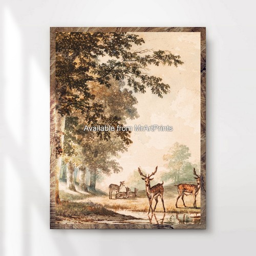 Stag painting art - painting,