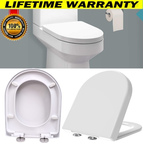 Toilet seat soft close white - seat, d