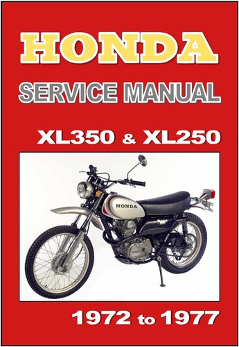 Honda workshop manual xl350 - honda,