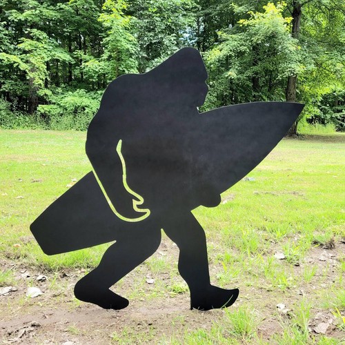 Surfing bigfoot metal stake - metal,