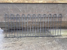 Bow top steel railings