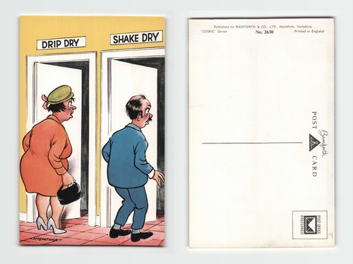 Postcard bamforth comic - -,