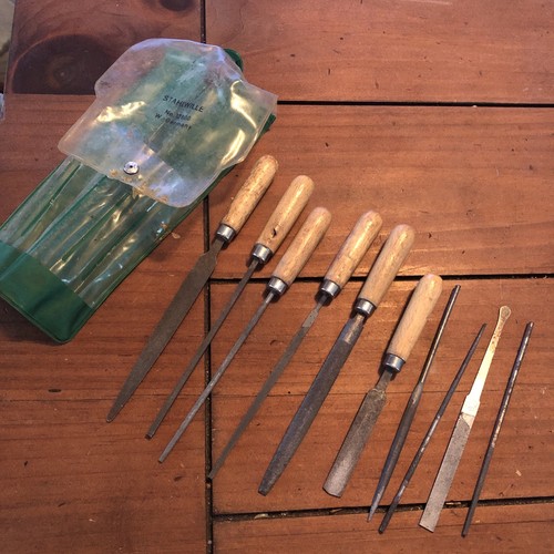 Vintage stahlwille file set - vintage,