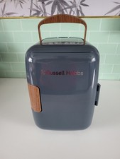 Russel Hobbs Hot And Cold Mini Fridge Grey And Wood Effect RH4CLR1001SCG