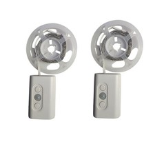 2 Pack LED Strip Lights White PIR Motion Sensor Light Battery Powered Dimmable