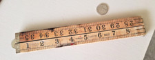 Vintage Boxwood Rabone 3ft Folding Wooden Ruler Like your Dads