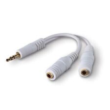 Belkin Speaker and Headphone 3.5mm Splitter two twin in White - F8V234EAWHT-APL