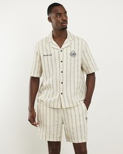 River Island Mens Shirt Cream