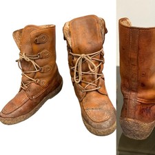 Vintage 60’s LEATHER MUKLUK
