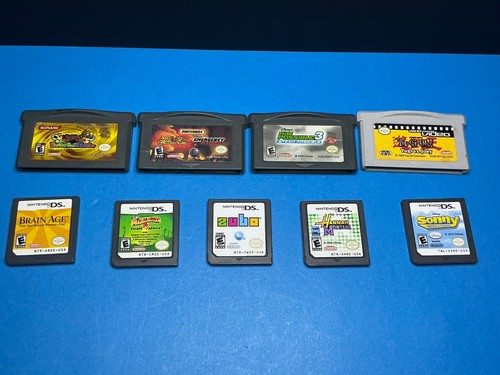 Gameboy advance and lot 9 - and, ds