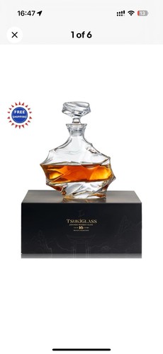 Whisky decanter 750ml elegant - decanter,