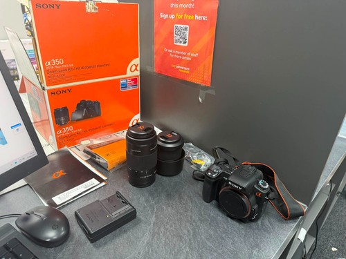 Sony alpha dslr a350 - dslr-a350, with