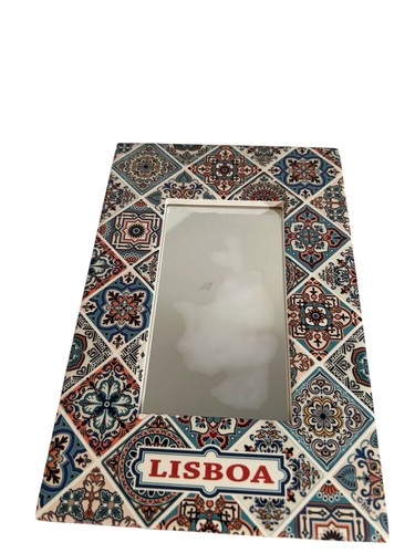 Lisboa tile framed mirror - tile,