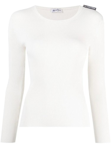 Balenciaga ribbed knit - -,