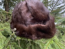 Vintage Real Mink Fur Hat