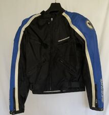 Mens Bering Motorcycle Jacket Blue UK Size Small Biker Clothing Motorbike Armour
