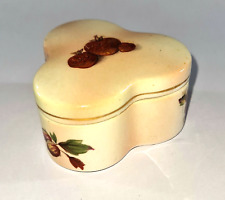 Vintage Royal Worcester Spode Paisley Trinket Box | Small Pill Box Ornament