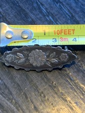 antique hallmarked silver brooch -chester hallmarks  - good condition