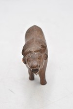 Vintage Carved Buffalo Wooden