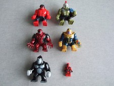 5x Marvel DC (Big Fig) Custom MiniFigures - Hulk Thanos Venom/Deadpool Grodd