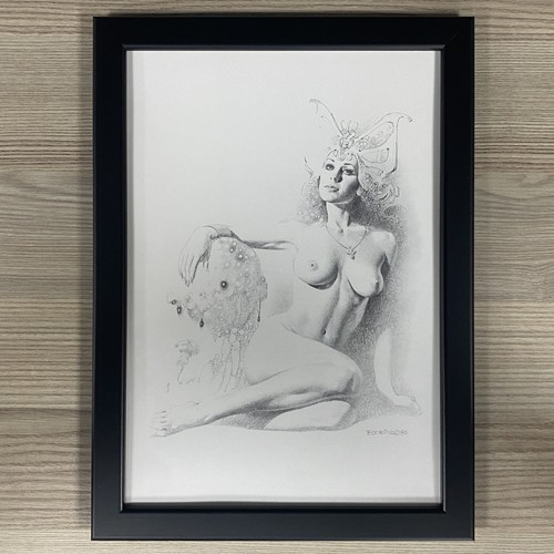 Boris vallejo framed art pulp - boris,
