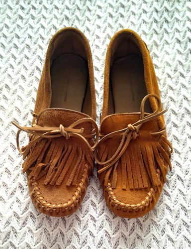 Zara ladies moccasin loafers - zara,