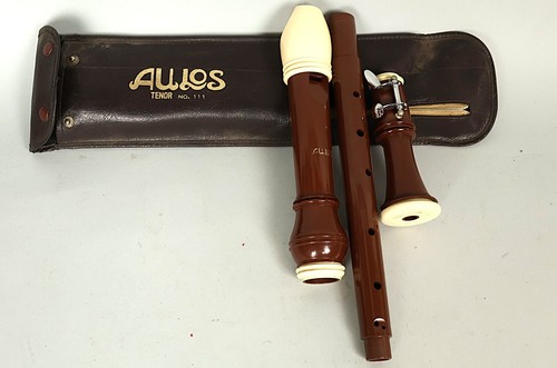 Aulos 111 tenor recorder - aulos,