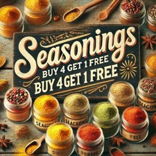 Seasonings - Rubs - Marinades Pick and Mix  4 for the price of 3 SPICESontheWEB
