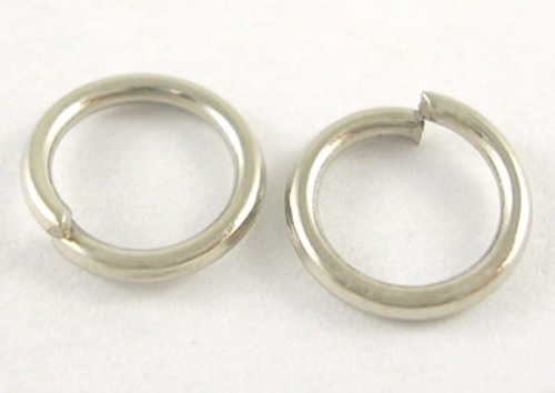 6mm silver gold plated - /,