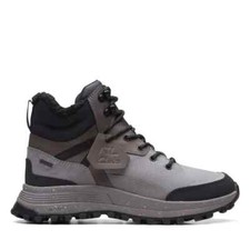 Clarks Ladies Boots ATL TREK SKY GTX Grey Wool-lined Leather UK 5.5 / EU 39