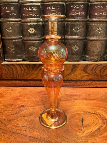 Egyptian amber glass - egyptian, 6"